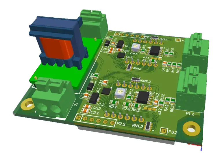 Circuito due stratti